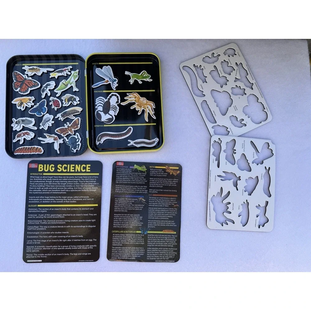 T.S. Shure STEM Magnetic Learning Activity Lot Periodic Table Dino Bug Space‎